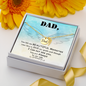 Dad you left me beautiful memories - Dad Remembrance Necklace - JustFamilyThings