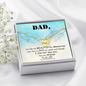 Dad you left me beautiful memories - Dad Remembrance Necklace - JustFamilyThings