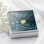 Your life was a blessing - Dad Remembrance Necklace - JustFamilyThings