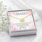 I can no longer see you with my eyes - Dad Remembrance Necklace - JustFamilyThings