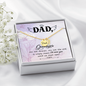 Goodbyes aren't forever - Dad Remembrance Necklace - JustFamilyThings