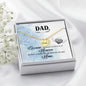 Because someone we love is in heaven - Dad Remembrance Necklace - JustFamilyThings