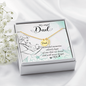 Beautiful memories - Dad Remembrance Necklace - JustFamilyThings