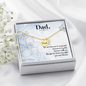 You are forever in my heart - Dad Remembrance Necklace - JustFamilyThings