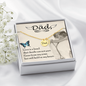Love is a bond - Dad Remembrance Necklace - JustFamilyThings