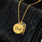 Because someone we love is in heaven - Dad Remembrance Necklace - JustFamilyThings