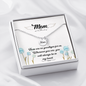 There are no goodbyes - Mom Remembrance Necklace - JustFamilyThings