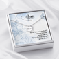 You are forever in my heart - Mom Remembrance Necklace - JustFamilyThings