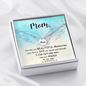 You left me - Mom Remembrance Necklace - JustFamilyThings