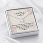 Time slips by - Mom Remembrance Necklace - JustFamilyThings