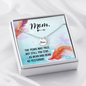 The years may pass - Mom Remembrance Necklace - JustFamilyThings