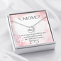 I can no longer see you with my eyes - Mom Remembrance Necklace - JustFamilyThings