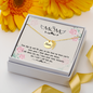 Time slips by - Mom Remembrance Necklace - JustFamilyThings