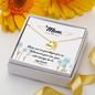 There are no goodbyes - Mom Remembrance Necklace - JustFamilyThings