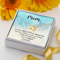 You left me - Mom Remembrance Necklace - JustFamilyThings