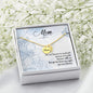 You are forever in my heart - Mom Remembrance Necklace - JustFamilyThings