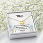 There are no goodbyes - Mom Remembrance Necklace - JustFamilyThings
