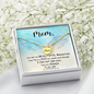 You left me - Mom Remembrance Necklace - JustFamilyThings