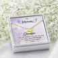 Goodbyes aren't forever - Mom Remembrance Necklace - JustFamilyThings