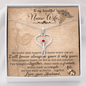 To my beautiful nurse wife - Stethoscope Necklace - JustFamilyThings