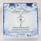 To My Dear Nurse Mom, Gift for Nurse Mom - Stethoscope Necklace - JustFamilyThings