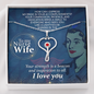 To My Nurse Wife - Stethoscope Necklace - JustFamilyThings