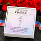 To My Beautiful Nurse, Gift for Nurse, Nurse Necklace Jewelry - JustFamilyThings
