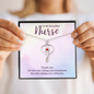 To My Beautiful Nurse, Gift for Nurse, Nurse Necklace Jewelry - JustFamilyThings