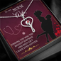 To My Nurse wife - finding you - Stethoscope Necklace - JustFamilyThings