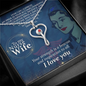 To My Nurse Wife - Stethoscope Necklace - JustFamilyThings