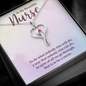 To My Beautiful Nurse, Gift for Nurse, Nurse Necklace Jewelry - JustFamilyThings