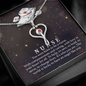 You were born to be a nurse - Stethoscope Necklace - JustFamilyThings