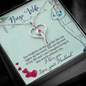 To my nurse wife - Stethoscope Necklace - JustFamilyThings