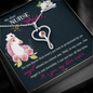 To My dear nurse sister - Stethoscope Necklace - JustFamilyThings