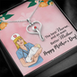 The best nurse and an even better mother - happy mother's day - Stethoscope Necklace - JustFamilyThings