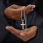 To My Dearest Son - This Cross Is A Symbol - Artisan Cross Necklace - JustFamilyThings