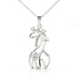 To my daughter - A mother's treasure - Giraffe Necklace - JustFamilyThings