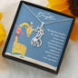 Gift to Daughter from Father - Giraffe Necklace - JustFamilyThings