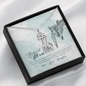 To my mom from daughter - you're the most beautiful and caring person - Giraffe Necklace - JustFamilyThings