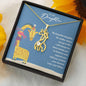 Gift to Daughter from Father - Giraffe Necklace - JustFamilyThings