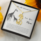 To my daughter from mom - Never forget that I love you - Giraffe Necklace - JustFamilyThings