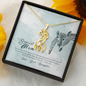 To my mom from daughter - you're the most beautiful and caring person - Giraffe Necklace - JustFamilyThings