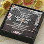 Personalized - To My Lovely Client - Choose Custom Job Title - Dragonfly Necklace - JustFamilyThings