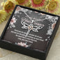 To My Beautiful Hairdresser - Thank You Gift - Dragonfly Necklace - JustFamilyThings