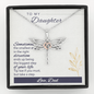 To my daughter from dad - take a step - Dragonfly Necklace - JustFamilyThings
