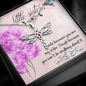 to my little sister - I smile, I laugh - Dragonfly Necklace - JustFamilyThings