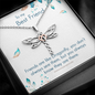 to my best friend - Friends are like Dragonfly - Dragonfly Necklace - JustFamilyThings