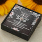 Personalized - To My Lovely Client - Choose Custom Job Title - Dragonfly Necklace - JustFamilyThings