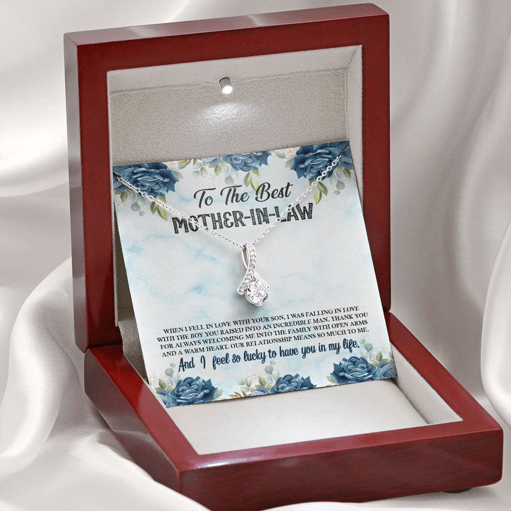To the best Mother-in-law - Alluring Beauty Necklace - JustFamilyThings