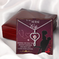 To My Nurse wife - finding you - Stethoscope Necklace - JustFamilyThings